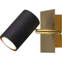 TRIO Marley spottivalaisin GU10 15cm musta/kulta