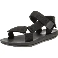 Camper for man. K100539-001 Match Sandals black (41), Flat, 1 to 3 cm, Velcro, Casual