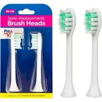 Promedix Tip Replacement toothbrush set for PR-740, 2 pcs white (PR-745 W)