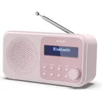 Sharp Kannettava radio - - DR-P420 (PK) - DAB/DAB+/FM - Bluetooth - USB/Paristotietojärjestelmä