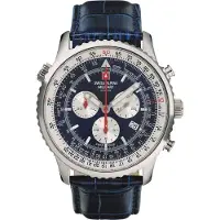 Swiss Alpine Military Miesten kello 7078.9535 Spirit Sininen/Nahka