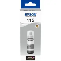 Epson 115 EcoTank-mustepullo, 70 ml, harmaa