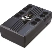 BlueWalker PowerWalker VI MS line-interactive UPS, 1000 VA, black, 600 W, with 4 battery slots and a 2.1 A USB port for monitoring and charging 1x USB (10121162)