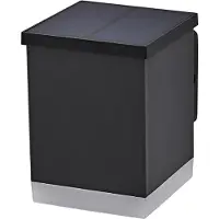 Osram LED-aurinkokäyttöinen ulkoseinävalaisin ENDURA STYLE QUADRO, grafiitti QUADRO, Alumiini/harmaa/sinkki, Ruostumaton teräs, Moderni