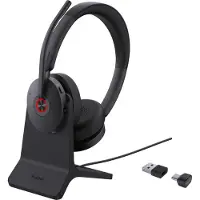 Yealink BH74 jalustalla Teams USB-C/A -kuulokkeet, Langaton, Toimisto/puhelukeskus, 162 g, Kuulokkeet, Musta (1208682)