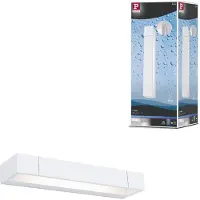 Paulmann Led seinävalaisin Lucille, himmennettävä, Valkoinen/opaali, Kylpyhuone, Alumiini, Moderni