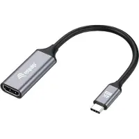 Equip 133491, 0,15 m, USB Type-C, HDMI, Uros, Naaras, Suora