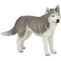 Papo Siperian Husky-figuriini - - 3-vuotiaille ja sitä vanhemmille - Monivärinen