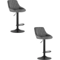 Leobert Kast Chair Set, grey, 49x45.5x85-105cm