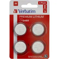 Verbatim – Lithium battery CR2450 3V 4 pack (49535)