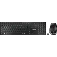 Cherry DW 9500 SLIM -langaton näppäimistö ja hiiri, SX, musta, harmaa