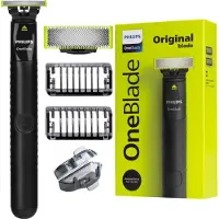 Philips OneBlade QP1424/10 -hybridipartakone ja trimmeri, hiilenharmaa