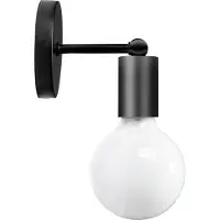Toolight Metallinen Seinävalaisin 392205 Matt Black