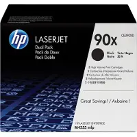 HP 90X Dual Pack -laservärikasetti, 2 kpl, musta