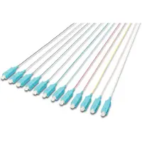 Digitus Professional network cable kit - 2 m - grey black white blue yellow red green brown orange violet pink turquoise - Musta - 2m