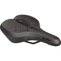 Ergotec Comfort Plus -satula 261 x 215 mm PU memory foam musta