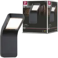 Paulmann Led ulkoseinävalaisin Kulma, Musta, Alumiini