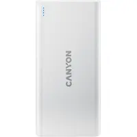 Canyon PB-106, 10000 mAh, Litium polymeeri (LiPo), Valkoinen (CNE-CPB1006W)