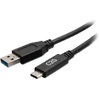 C2G 1.5ft USB-C to USB-A SuperSpeed USB 5Gbps Cable M/M - USB-C cable - USB Type A to USB-C - 46 cm