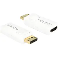 DeLOCK 65580, Displayport 1.2, HDMI, Valkoinen