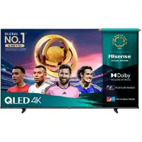 Hisense 65E77Q, 165,1 cm (65"), 3840 x 2160 pikseliä, QLED, Älytelevisio, Wi-Fi, musta