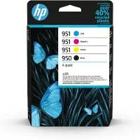 HP 950/951-mustekasettipakkaus, 4 kpl