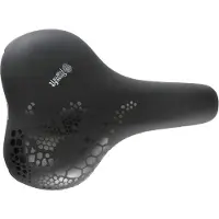 Selle Royal Muotoiltu muistiistuin sivutukien kanssa - Freeway Fit - musta - 260x188 mm