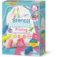 4M KidzMaker DIY-setti Stensiilipainatus Jumppapussi