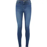 Noisy May Nmcallie Hw Skinny Blue Jeans Noos - Blue - 26 x 32