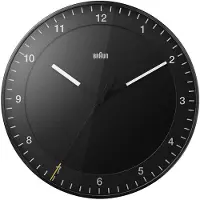 Braun - Seinäkello Ø 30 cm Musta