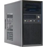 Chieftec Mini-torni kotelo - - CT-01B - 350 Watt - Micro ATX - USB/Audio - Musta