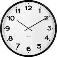 Karlsson Wall Clock New Classic Xl White - White - Ø80X5.5CM