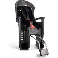 Hamax SIESTA Pyöränistuin + Lukittava Runkokiinnike, Grey/Black