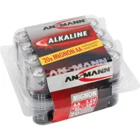 Ansmann Alkaline Alkaliparisto Mignon AA LR6 (20kpl)