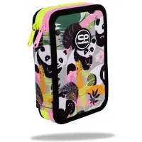 CoolPack penaali, täytetty, 2 vetoketjua - Jumper 2 Panda Gang
