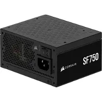 Corsair 750W SF Series SF750, SFX-virtalähde, 80 Plus Platinum, musta