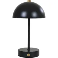 Ebuy24 Pöytävalaisin - Holt LED - Musta/Messinki