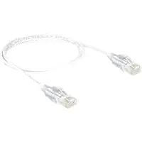 DeLOCK 83781, 1 m, Cat6, U/UTP (UTP), RJ-45, RJ-45, Valkoinen