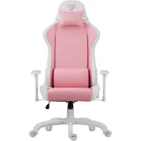 Sense7 Spellcaster FUKU PU armchair white and pink