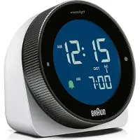 Braun BC24W-DCF Digitaalinen herätyskello (LCD) - Musta/Valkoinen