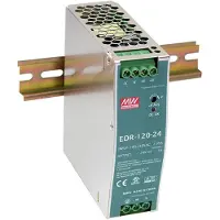 LevelOne 48V DC Industrial Power Supply, 120W, DIN-Rail, PoE Ready (POW-4841)