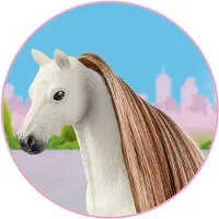 Schleich Kauneushevoset - Kultaisenruskea hevosenkarva