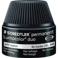 Staedtler Refill station Lumocolor duo 4 pcs black