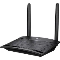 TP-LINK TL-MR100, Wi-Fi 4 (802.11n), Yksi kaista (2,4 GHz), Ethernet LAN, 3G, Musta, Pöytäreititin