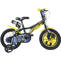 Dino Bikes 16" lasten pyörä, musta/keltainen