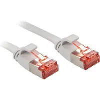 Lindy patch cable - 5 m - grey - Harmaa - 5m