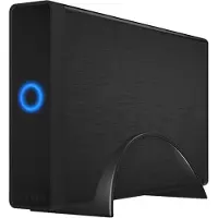 Raidsonic technology – External enclosure for 3.5" SATA HDDs with USB 3.0 interface and UASP Support, black (IB-377U3)
