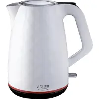 Adler AD 1277 W -vedenkeitin, 1,7 l, 2200 W, valkoinen