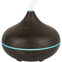 INF Ultraääni-ilmankostutin aromilampulla 500 ml tummanruskea