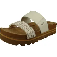 Reef for woman. CI8095 Cushion Vista Hi beige sandals (37.5), 3 to 5 cm, None, Casual